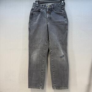 Marithe Francois Girbaud Jeans Girls 12 Grey Straight Leg Vintage Made In USA